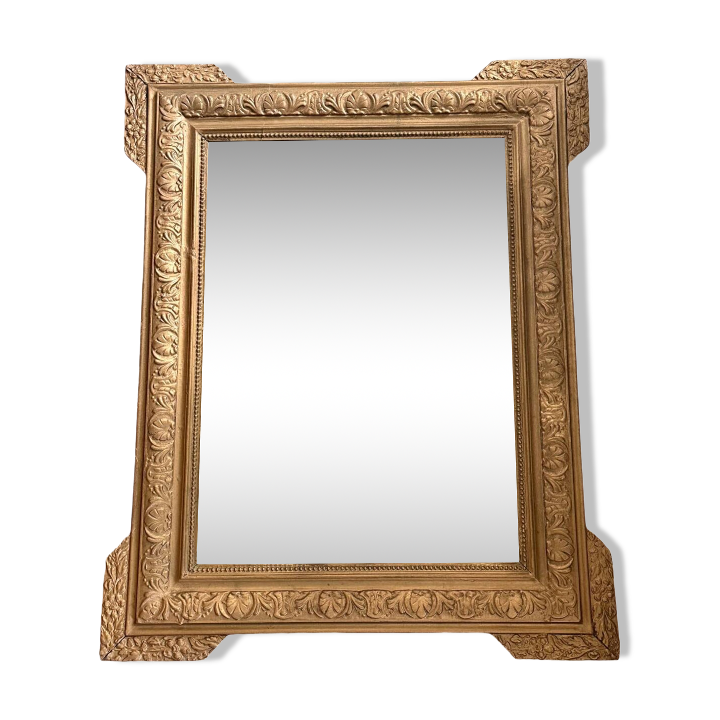 Large 19th century gilded mirror
