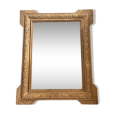 Large 19th century gilded mirror