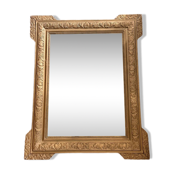Large 19th century gilded mirror