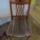 Set of 2 Purple and Green Tapestry Chairs - Cherry