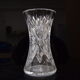 Vase Crystal Glass,Bohemia in the 1960's
