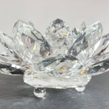 Crystal Flower Paperweight Sculpture