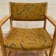 Set of 6 armchairs stamped Hans Wegner "Scandinavian design" 1960.