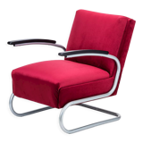 Czechoslovakian Model S411 Armchair from Mücke Melder, 1940s