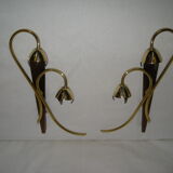 Pair of double sconces from the 50s