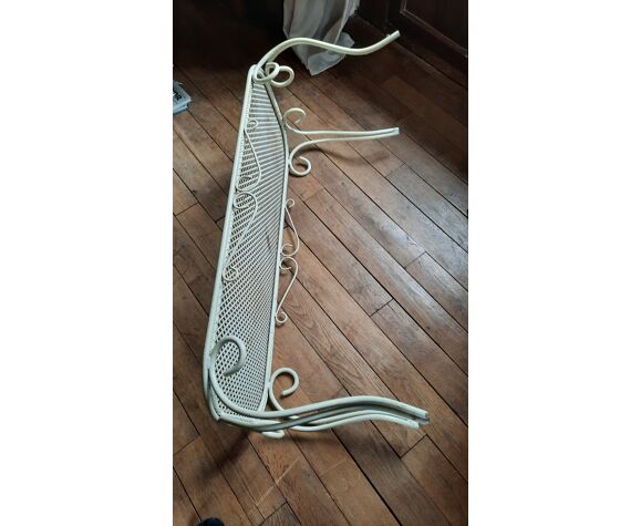 Garden forged iron coffee table