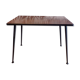 Table basse vintage formica marron sif