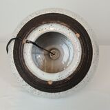 Large enamelled ceramic lamp 1970s