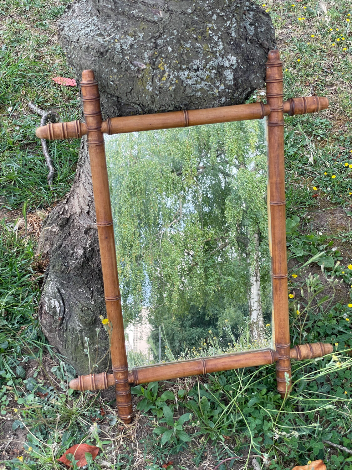 Bamboo mirror