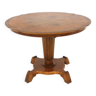 Table basse en orme, AB Andersson & Hagsjö, Vaggeryd, Suède, 1940