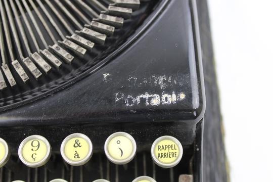 Old-time Remington portable typewriter 1930 made in USA - Ideal deco