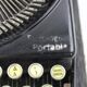 Old-time Remington portable typewriter 1930 made in USA - Ideal deco