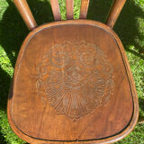 6 Fischel bistro chairs with labels, circa 1930