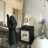 Black hand vase