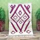 Traditional Moroccan rug made of pure Atlas wool.