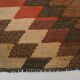 5x8 Orange & Brown Tribal Vintage Kilim Rug, 149x253Cm