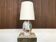 Swedish glazed ceramic table lamp by Marian Zawadzki for Tilgmans Keramik, 1957