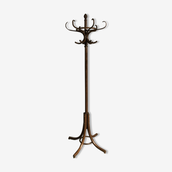 Porte manteau perroquet Thonet, bois courbé 1930 - 40,