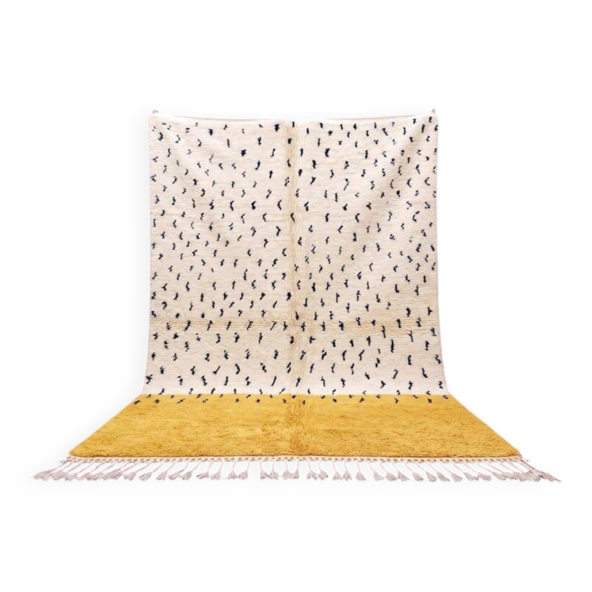 Berber wool rug with beautiful traditional colour 2/3 m