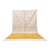 Berber wool rug with beautiful traditional colour 2/3 m