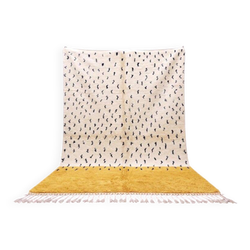 Berber wool rug with beautiful traditional colour 2/3 m
