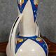 Large Art Deco period vase: Cracked ceramic print