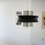 Silver lamp in the Trava style by Carl Thore, 1960s