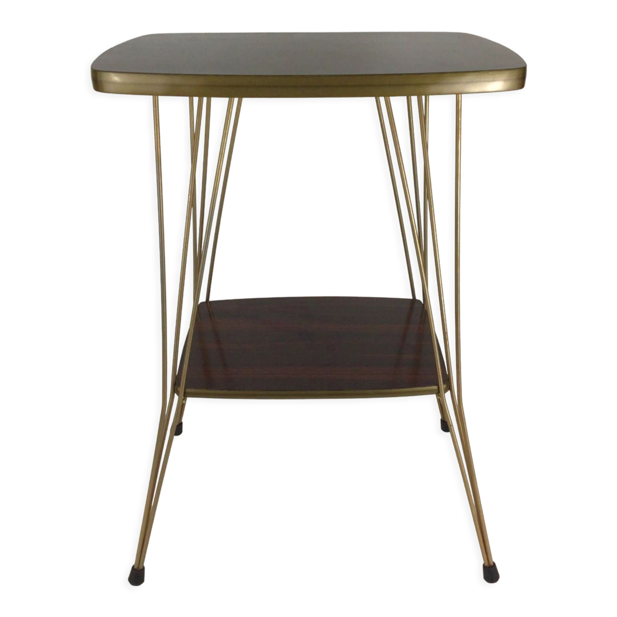 Vintage formica feet side table