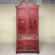 Trumeau with chest of drawers from the mid-20th century in chinoiserie style.