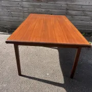Table rectangulaire, extensible de Style Scandinave en teck