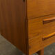 Danish Scandinavian wardrobe signed Sven Ellekaer 1960 3 doors 2 drawers with mounting plan