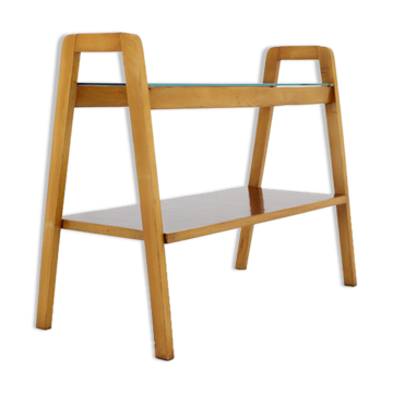 1970s Side Table or TV Rack, Czechoslovakia