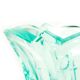 Art Deco vase, uranium crystal, Moser, Czechoslovakia, 1930s