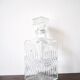 Carafe à whisky en verre taillé