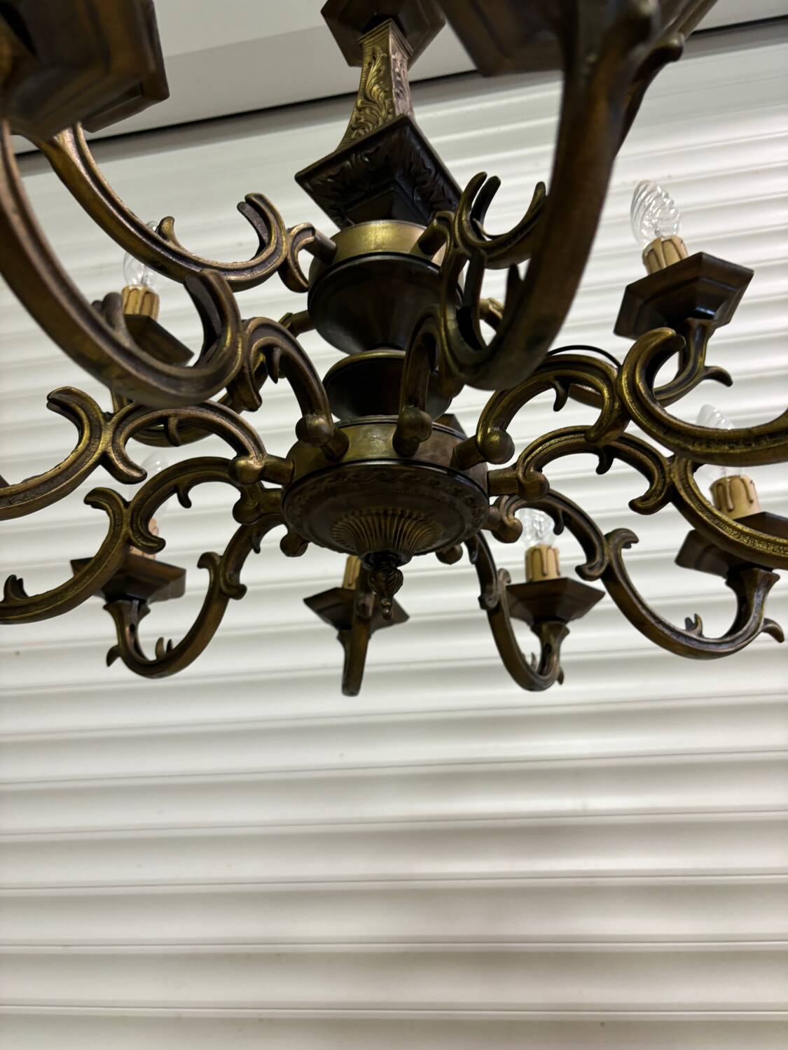 Bronze chandelier