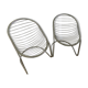 Pair of chairs Egg chair Gastonne Rinaldi vintage 70