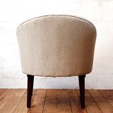 Vintage linen armchair