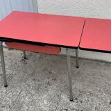 Red Formica table