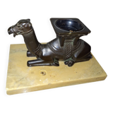 Beautiful patinated bronze camel signed Benjamin Rabier