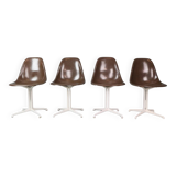 Charles & Ray Eames Set of 4 "La Fonda" Chairs for Herman Miller, 1960