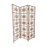 Room divider / screen in rattan, modern Scandinavian style, Swedish, mid-1900s.