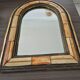 Ancient oriental brass mirror – arch shape