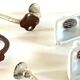 Lot pateres steel and porcelain vintage