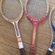 Series of 3 vintage tennis rackets
