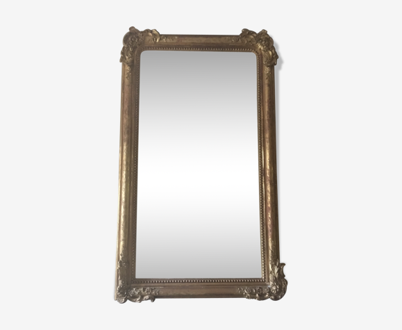 Miroir ancien doré à l'or fin 120x200cm | Selency