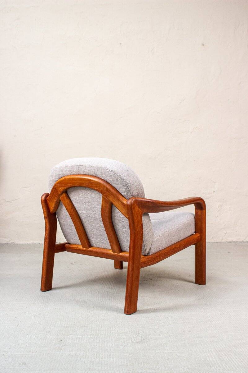 Fauteuil Vintage en Teck de Komfort, Danemark, 1980s