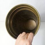 Old brass umbrella stand