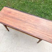 Scandinavian coffee table in rosewood, circa 1950-60.