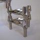 Set Of 5 , 1970s " Bmf " Modular Candle Holders Designed By Fritz Nagel & Ceasar Stoffi