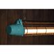 Industrial refurbished cage blue lamp